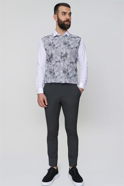 P 1074 Slim Fit Antrasit Spor Pantolon