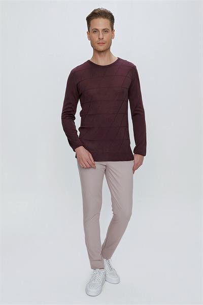 P 1077 Slim Fit Gri Spor Pantolon