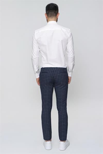 P 1083 Slim Fit Lacivert Spor Pantolon