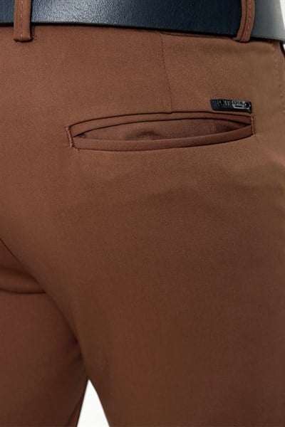 P 1084 Slim Fit Taba Spor Pantolon