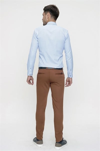 P 1084 Slim Fit Taba Spor Pantolon