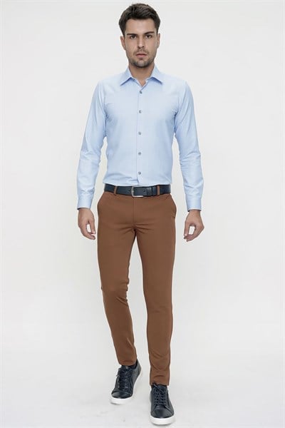 P 1084 Slim Fit Taba Spor Pantolon