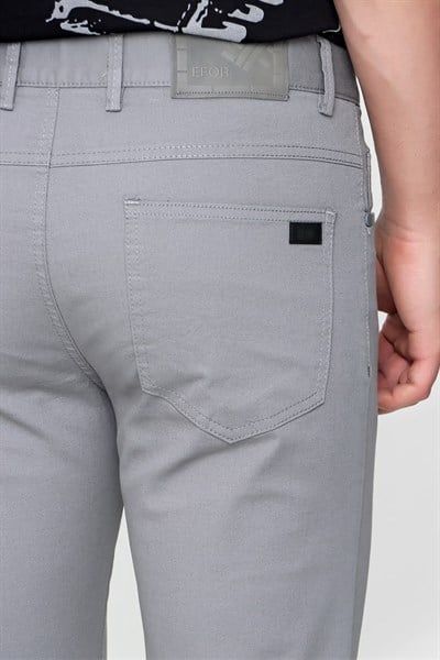 P 1087 Slim Fit Füme Spor Pantolon