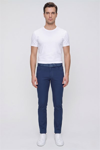 P 1087 Slim Fit Lacivert Spor Pantolon