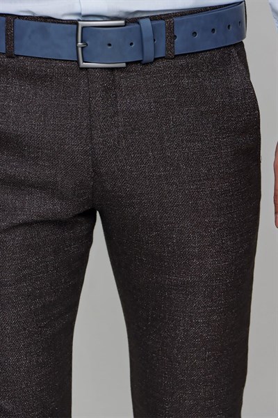 P 1090 Slim Fit Kahve Spor Pantolon