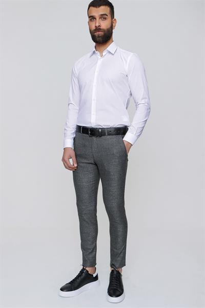 P 1090 Slim Fit Siyah Spor Pantolon