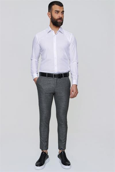 P 1090 Slim Fit Siyah Spor Pantolon