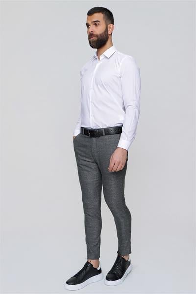 P 1090 Slim Fit Siyah Spor Pantolon
