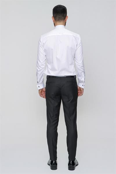 P 1092 Slim Fit Siyah Spor Pantolon