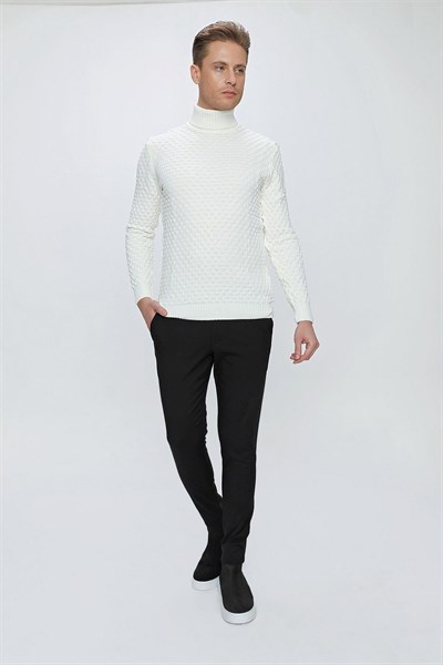 P 1100 Slim Fit Siyah Spor Pantolon
