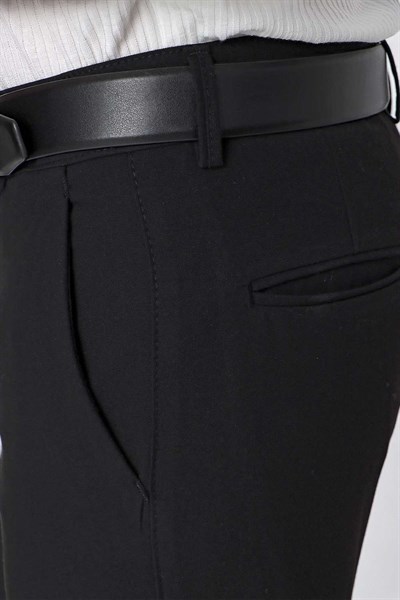 P 1102 Slim Fit Siyah Spor Pantolon