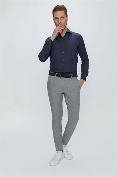 P 1103 Slim Fit Gri Spor Pantolon