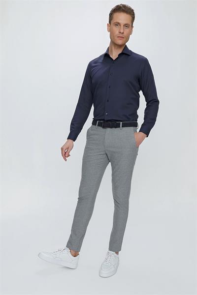 P 1103 Slim Fit Gri Spor Pantolon