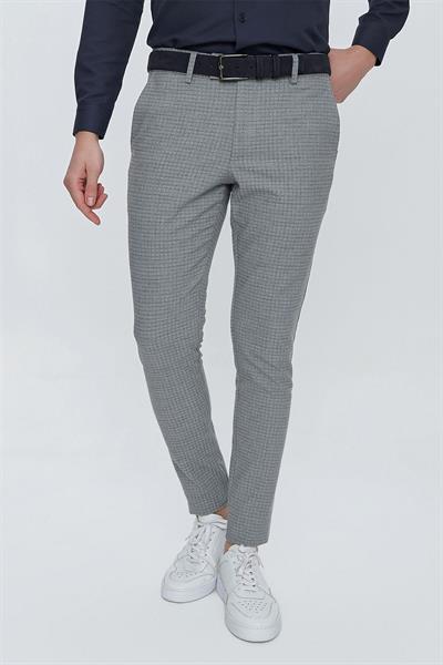 P 1103 Slim Fit Gri Spor Pantolon