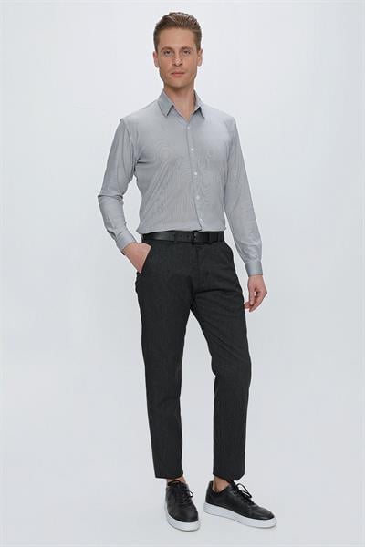 P 1104 Slim Fit Siyah Spor Pantolon