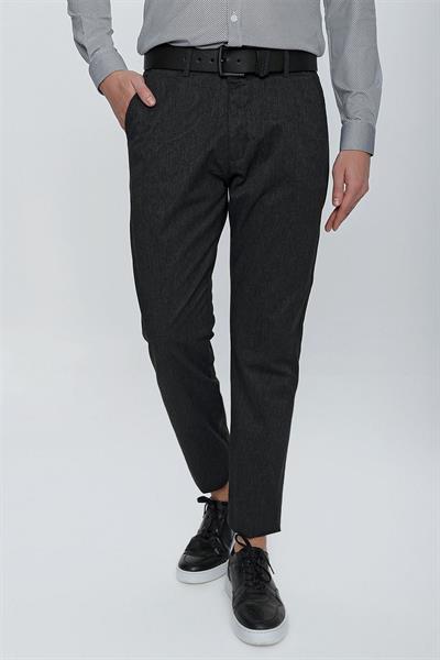 P 1104 Slim Fit Siyah Spor Pantolon