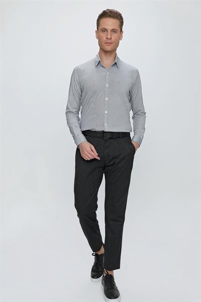 P 1104 Slim Fit Siyah Spor Pantolon