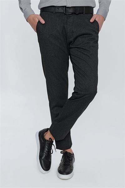P 1104 Slim Fit Siyah Spor Pantolon