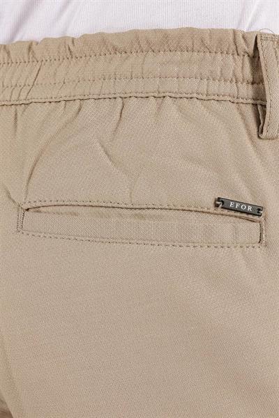 P 1118 Slim Fit Bej Spor Pantolon