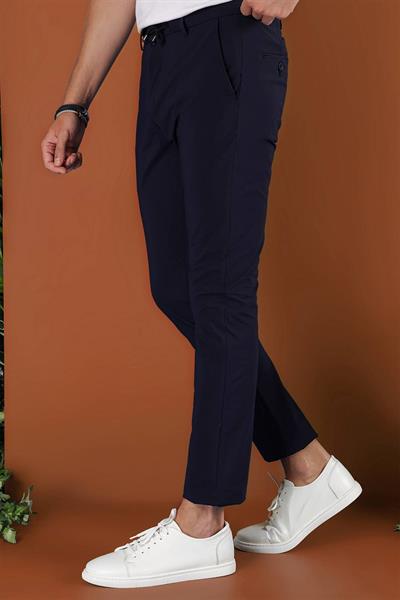 P 1121 Slim Fit Lacivert Spor Pantolon