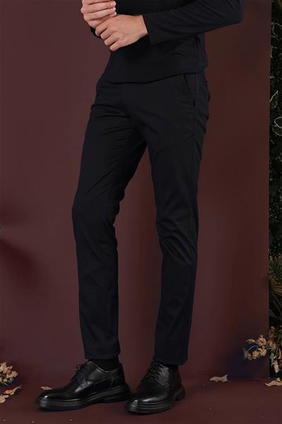 P 1125 Slim Fit Siyah Spor Pantolon