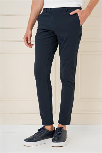 P 1161 Slim Fit Lacivert Klasik Pantolon