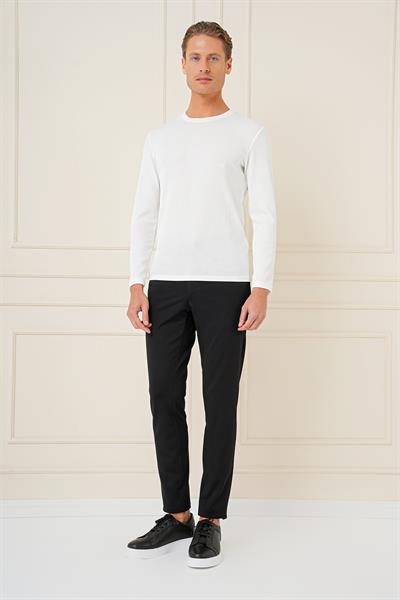 P 1163 Slim Fit Siyah Klasik Pantolon