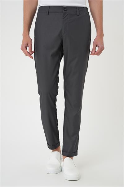 P 1165 Slim Fit Antrasit Klasik Pantolon