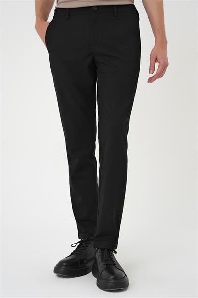 P 1165 Slim Fit Siyah Klasik Pantolon