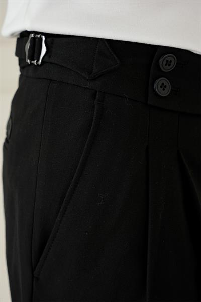 P 1167 Slim Fit Siyah Spor Pantolon