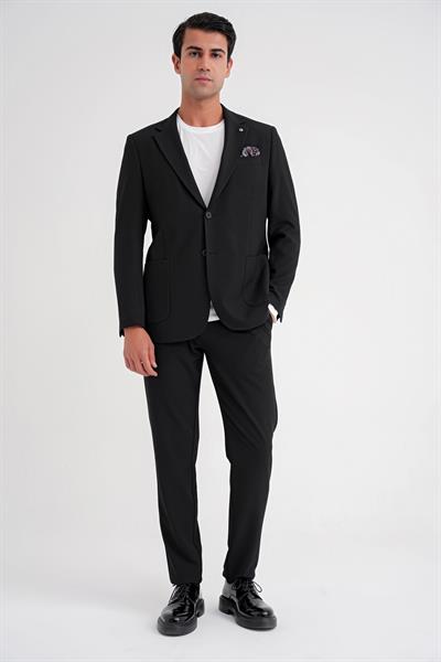 P 1174 PANTOLON Comfort SİYAH-1 CASUAL