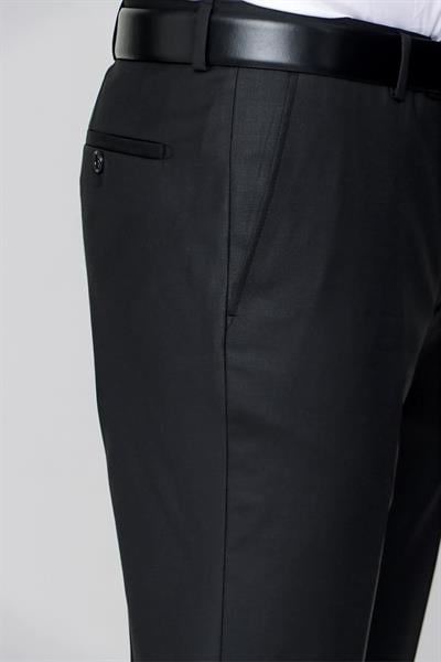 P 2020 Slim Fit Siyah Klasik Pantolon