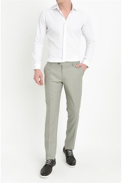 PANT. 047 Slim Fit Açık Yeşil Altro Pantolon