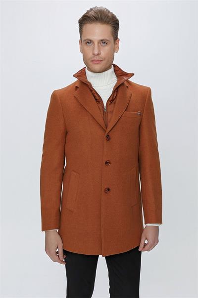 PLT 077 Kiremit Klasik Palto