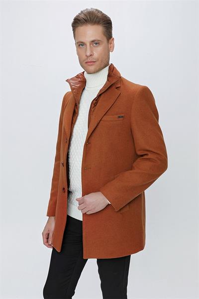 PLT 077 Kiremit Klasik Palto