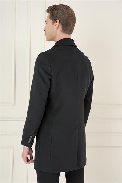 PLT 084 Siyah Klasik Palto