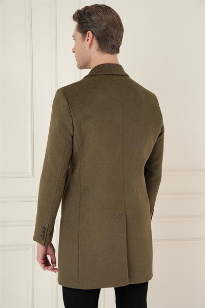 PLT 084 Tütün Klasik Palto
