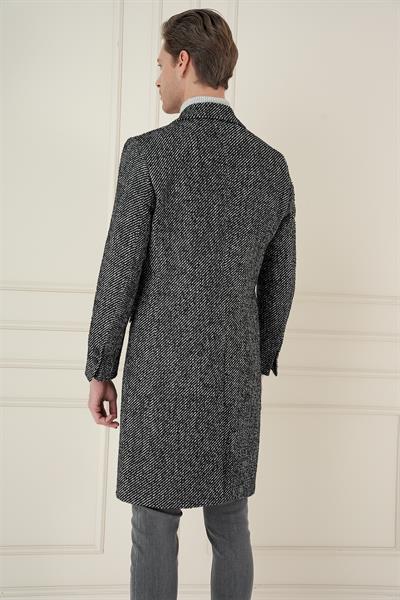 PLT 085 Siyah Klasik Palto