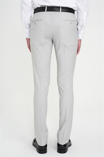 Slim Fit Pilesiz Yün Klasik Taş Kumaş Pantolon  P 1191