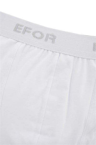 Slim Model %100 Modal Esnek Düz Beyaz Erkek Boxer 05
