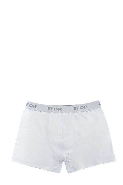 Slim Model %100 Modal Esnek Düz Beyaz Erkek Boxer 05