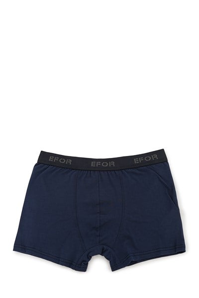 Slim Model %100 Modal Esnek Düz Lacivert Erkek Boxer 05
