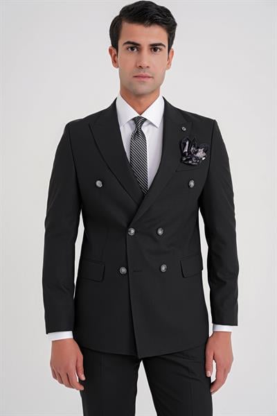 TK 920 TAKIM Slim SİYAH KRUVAZE