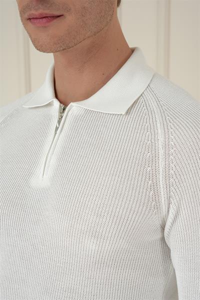 TR 878 TRİKO SLİM FİT EKRU BASİC