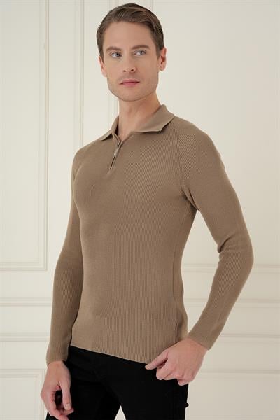 TR 878 TRİKO SLİM FİT VİZON BASİC