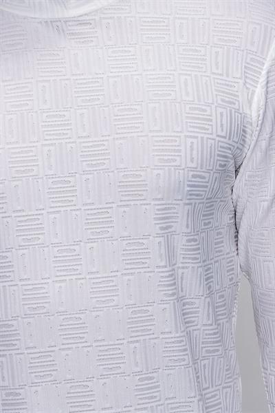 TS 775 Slim Fit Ekru Basic T-Shirt