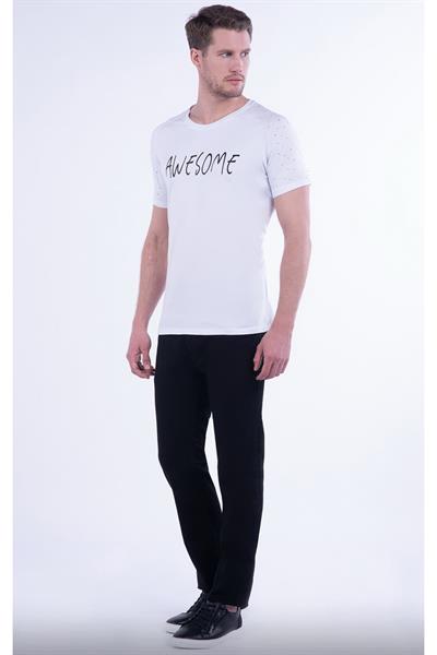TS 788 T -SHIRT Beyaz Spor T-Shirt