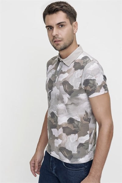 TS 804 Slim Fit Kahve Spor T-Shirt