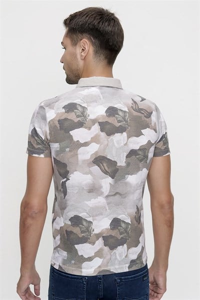 TS 804 Slim Fit Kahve Spor T-Shirt