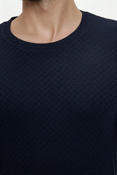 TS 819 Lacivert Spor T-Shirt